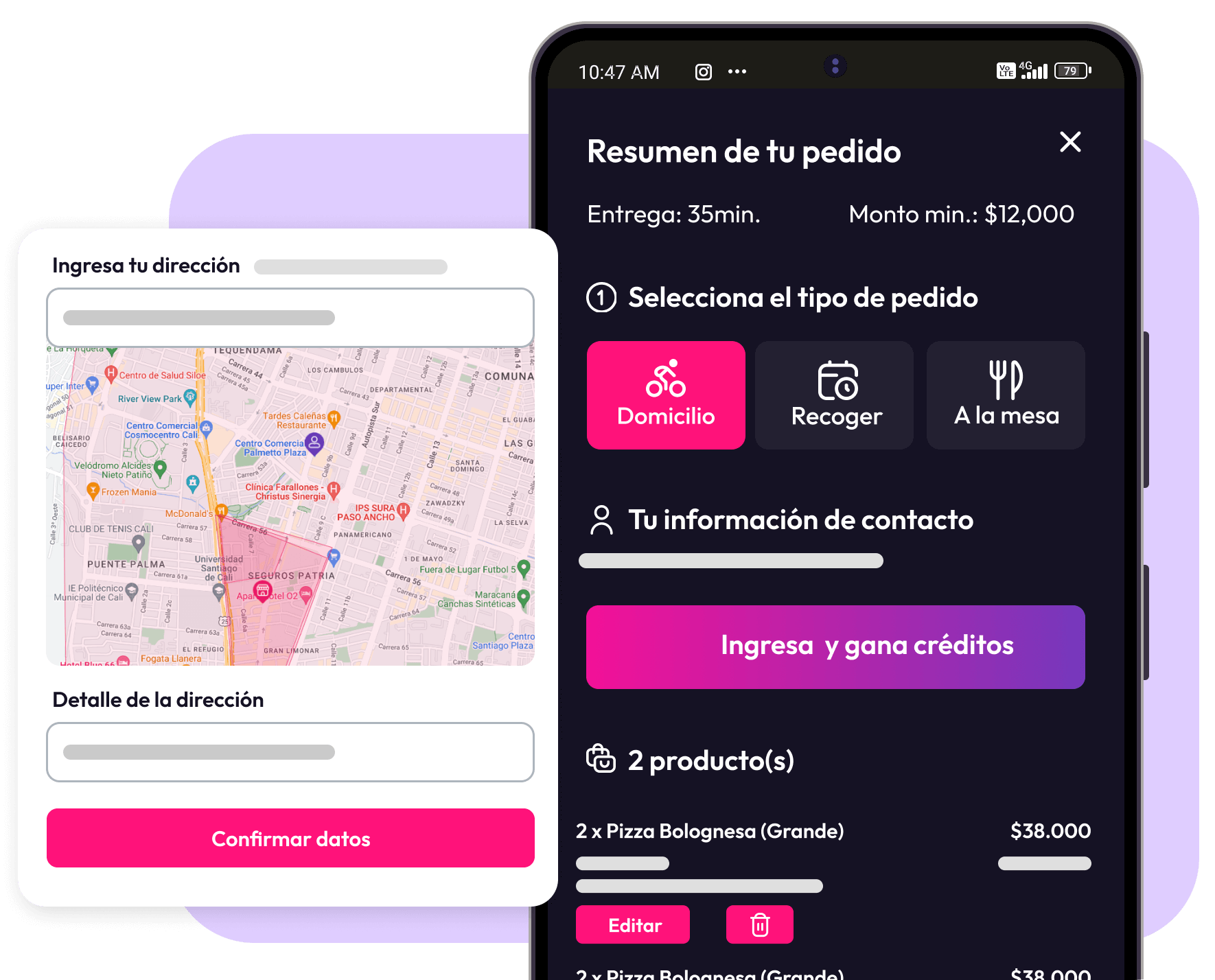 Plataforma de domicilios para restaurantes