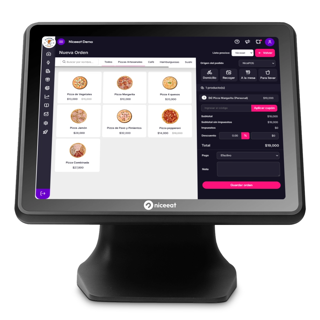 Sistema de ventas para restaurantes del futuro