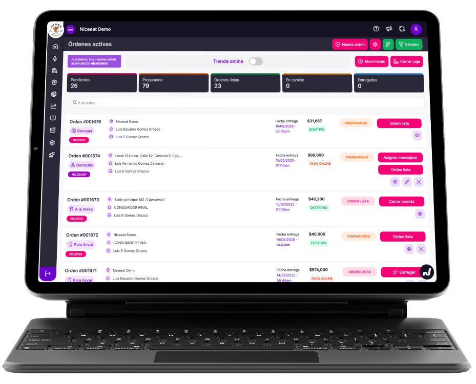 Sistema POS para restaurantes del futuro
